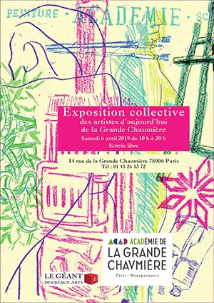 Exposition Collective des artistes d’aujourd’hui de la Grande Chaumière