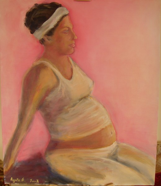 Jeune femme enceinte